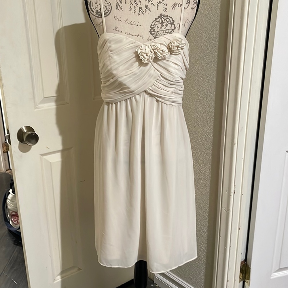 Off white dress spaghetti strap